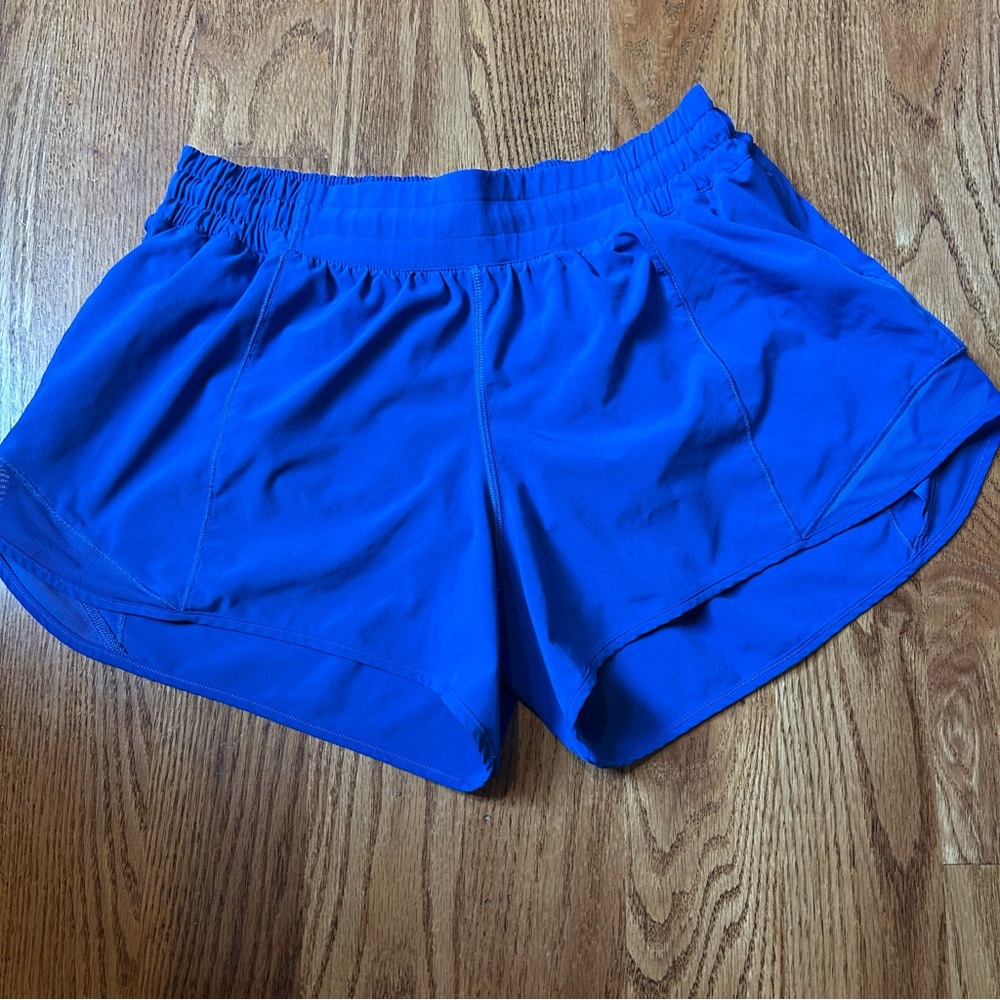 Lululemon Athletica Blue Athletic Shorts LR 4in